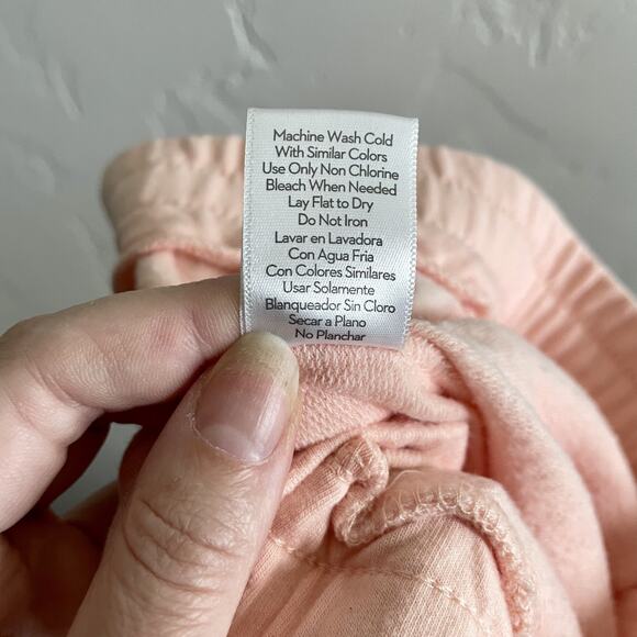 Nine West Active Size Medium Sweatpants - Joggers Pink Pockets Mesh Athleisure - Picture 9 of 9